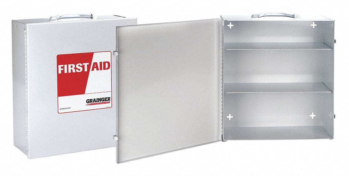 Empty First Aid Cabinet Wall Mount White MPN:M5025