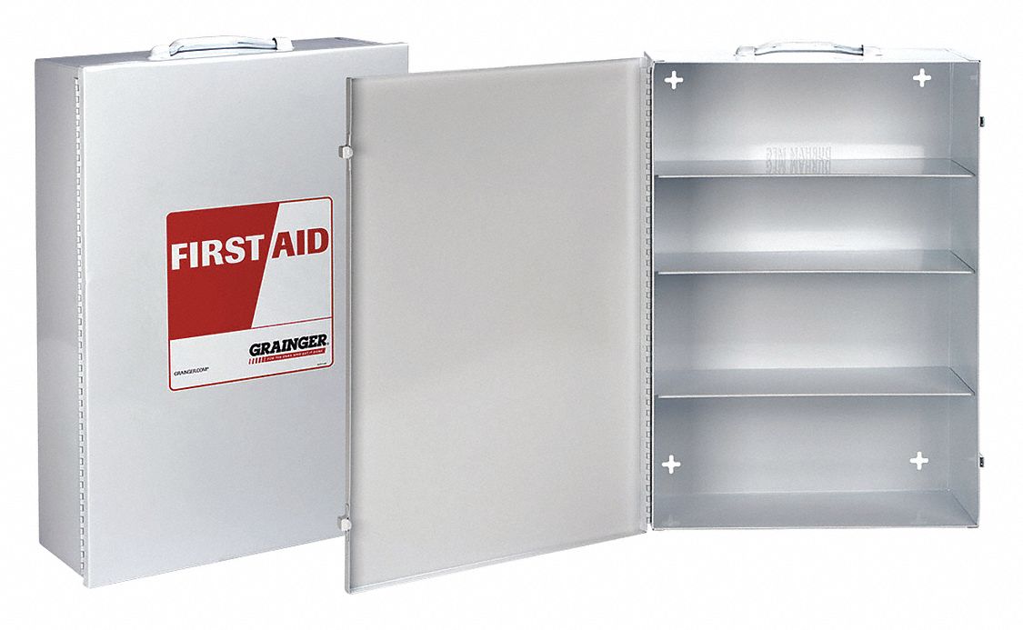 Empty First Aid Cabinet Wall Mount White MPN:M5026