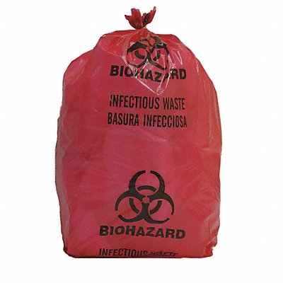 Biohazard Bags 5 gal Red PK200 MPN:3UAF4