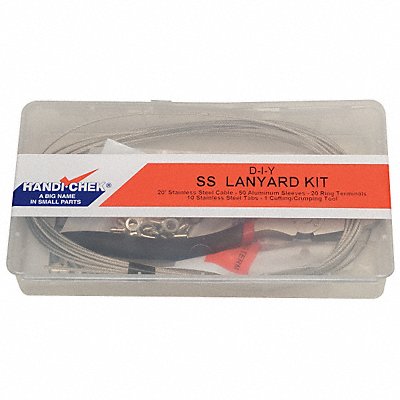 Lanyard Assembly Kit 3/64 In SS MPN:WWG-DISP-LANYARDSS