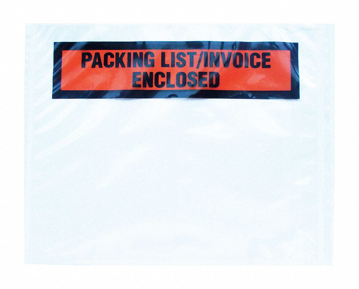 Packing List Envelope Transport PK250 MPN:PL462