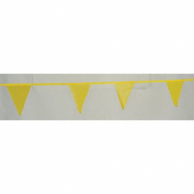 Pennants Polyethylene Yellow 60 ft. MPN:PL-1 Y