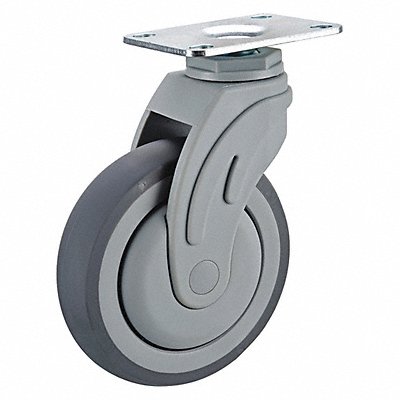 Quiet-Roll Medical Plate Caster Swivel MPN:P17S-RP050K-12-001