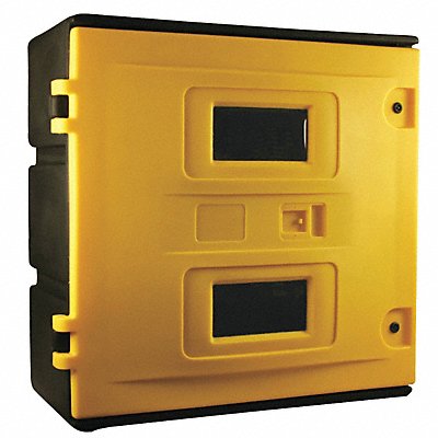 Safety Cabinet Plastic Yellow MPN:6ATM0