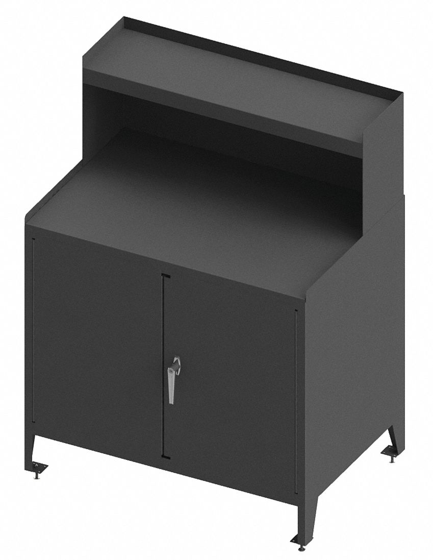 Cabinet Shop Desk 47-1/4 H Gray MPN:3000RSLF-95