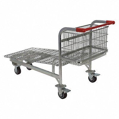 Wire-Sided Platform Truck 59-1/4 in L MPN:WIRE-L