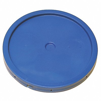 Plastic Pail Lid Blue HDPE MPN:ROP2100CVR-TT-BL