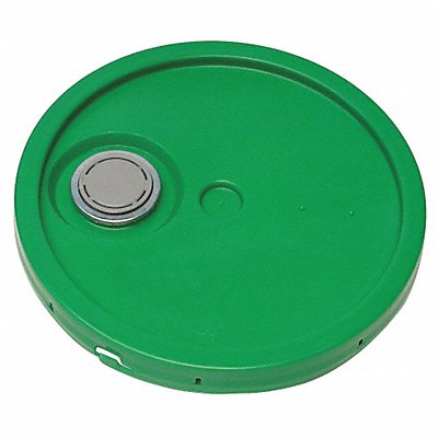 Plastic Pail Lid Green HDPE MPN:ROP2100CVRF-TT-GR