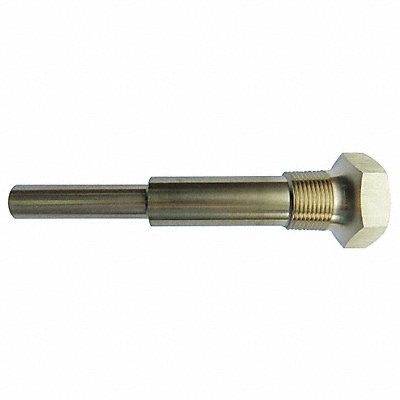 Industrial Thermowell Brass 1-1/4-18 MPN:24C455