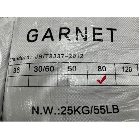 Blast Media, 2200 lb Container, Bag MPN:GAR80B552200