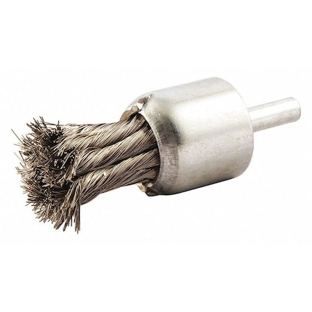 Knot Wire End Brush, Shank Size 1/4