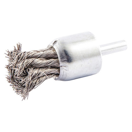 Knot Wire End Brush, Shank Size 1/4