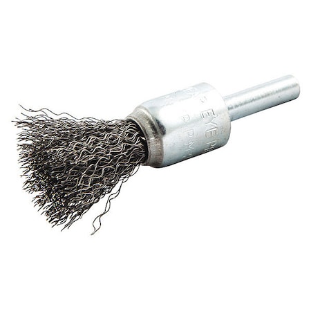 Crimped Wire End Brush, Shank Size 1/4
