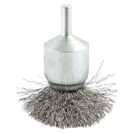 Crimped Wire End Brush, Shank Size 1/4