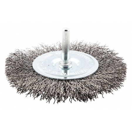 Wire Wheel Brush, Shank Mount, 1