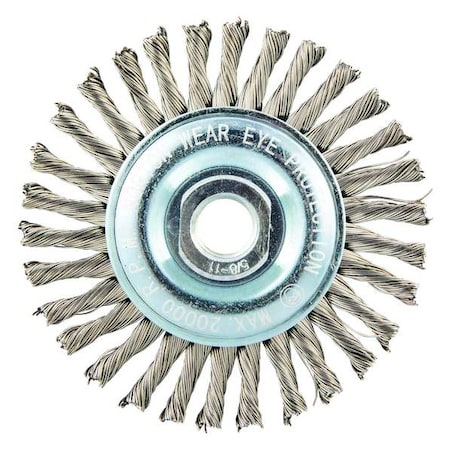 Wire Wheel Brush, Arbor Hole Mount MPN:66252838998