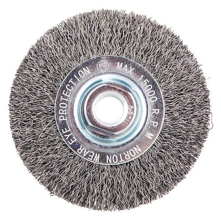 Wire Wheel Brush, Arbor Hole Mount MPN:66252839001