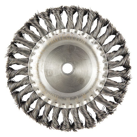 Wire Wheel Brush, Arbor Hole Mount MPN:66252839014