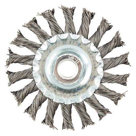 Wire Wheel Brush, Arbor Hole Mount MPN:66252839019