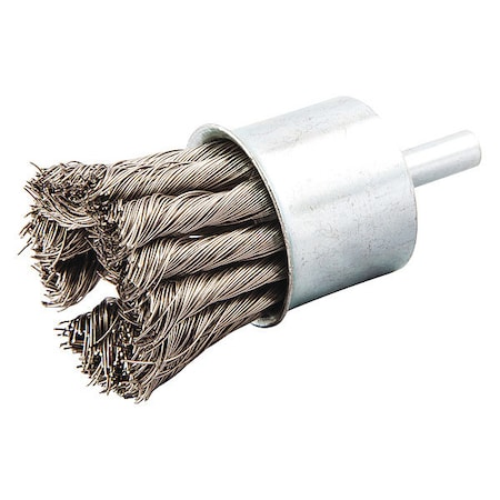 End Brush, Crimped, 1-1/8 dia., 22000 rpm MPN:66252839059