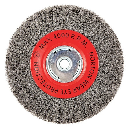 Wire Wheel Brush, Arbor Hole Mount MPN:66252839100
