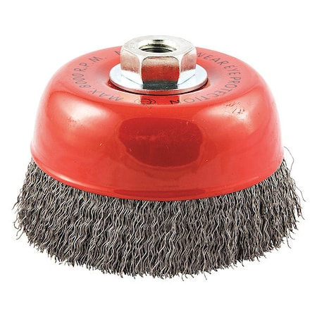 Crimped Wire Cup Brush, 1-3/8