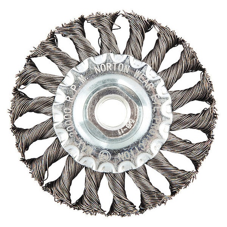 Wire Wheel Brush, Arbor Hole Mount MPN:66252839106