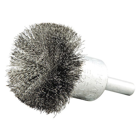 End Brush, Crimped, 1-1/2