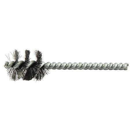 Tube Brush, 0.006 in dia. Wire, Steel MPN:66254443063