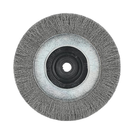 Wire Wheel Brush, Crimped, 6