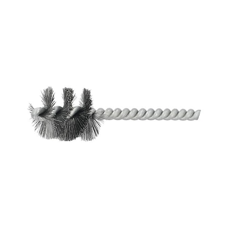 Tube Brush, Single Spiral, Steel, 1