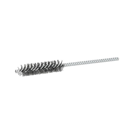 Tube Brush, Double Spiral, Steel, 1/2