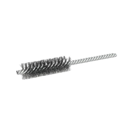 Tube Brush, Double Spiral, Steel, 3/4
