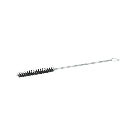 Tube Brush, Single Spiral, Nylon, 1/4
