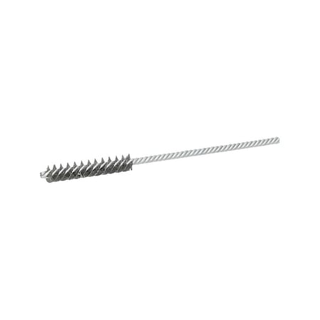 Tube Brush, Double Spiral, Steel, 3/8