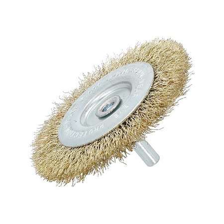 Wire Wheel Brush, Crimped, 3
