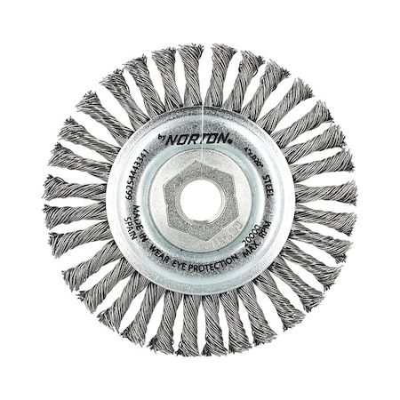 Wire Wheel Brush, Standard Twist Knot MPN:66254443341