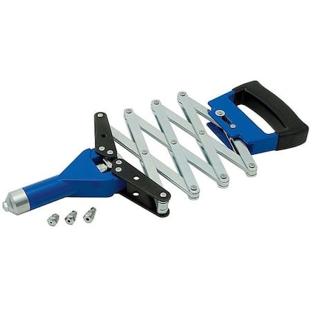 Lazy Tong Riveter, 1/8, 5/32, 3/16, 1/4 In MPN:5TUW8