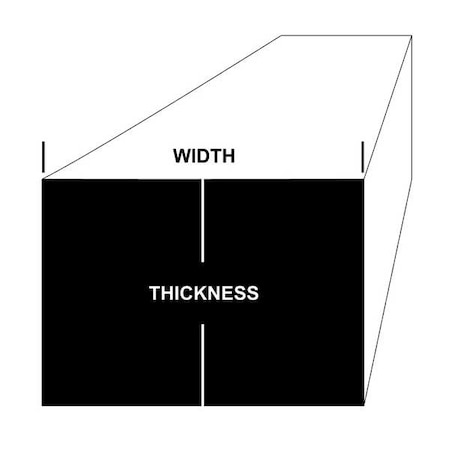Flat Bar Stock, Aluminum, 4 in Over. W MPN:13321_72_0