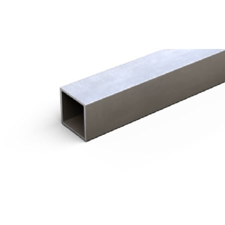 Aluminum Square Tube, Aluminum, 6061 Alloy Type, 6 in Outside Square, 6 ft L. MPN:14969_72_0