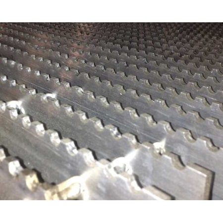 Metal Grating, Serrated, 36In. W, 1In. H MPN:23188R100-B4
