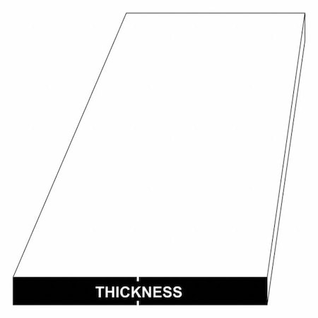 Aluminum Plate 6061, 24 in Overall L MPN:24276_12_24