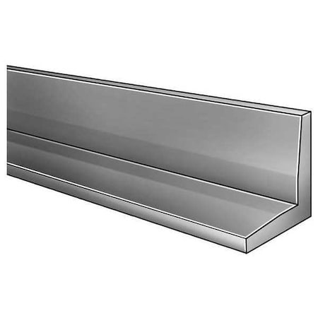 Angle, Al, 6061, 1/8 In T, 1 1/2 In Leg, 4 Ft MPN:61A.125X1.5-48