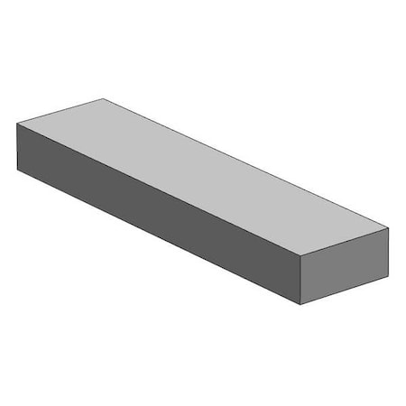 Flat Bar Stock, Aluminum, 3 in Over. W MPN:61F.75X3-6