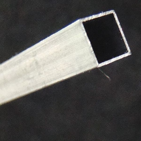 Aluminum Square Tube, Aluminum, 3003 Alloy Type, 3/32 in Outside Square, 1 ft L. MPN:83010