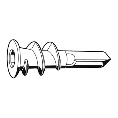 Wall Anchor, Not Rated Tension Strength, 1-11/16