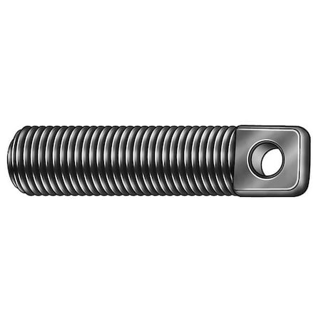 Stationary Spring Anchor, #8-32, 7/8 in L, Carbon Steel Black Oxide MPN:Z20004