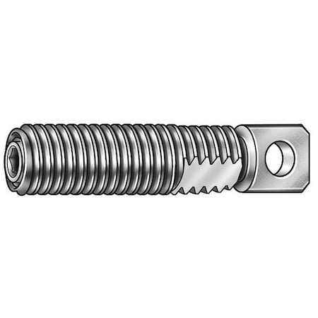 Swivel Spring Anchor, #8-32, 7/8 in L, 18-8 Stainless Steel Plain MPN:Z20054SS