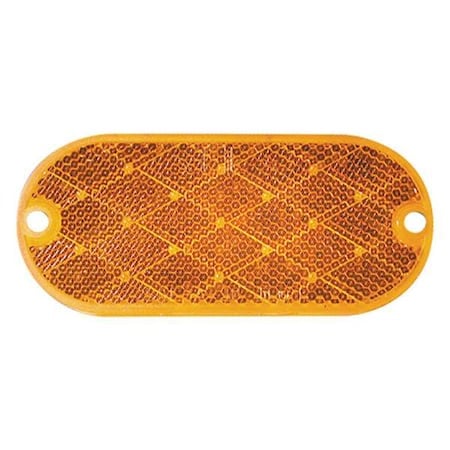Color Reflector, Oval, Amber, 4-3/8, u0022 L MPN:21-0024-02