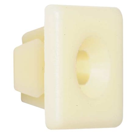 License Plate Nut, Nylon, White, PK50 MPN:5MTT2